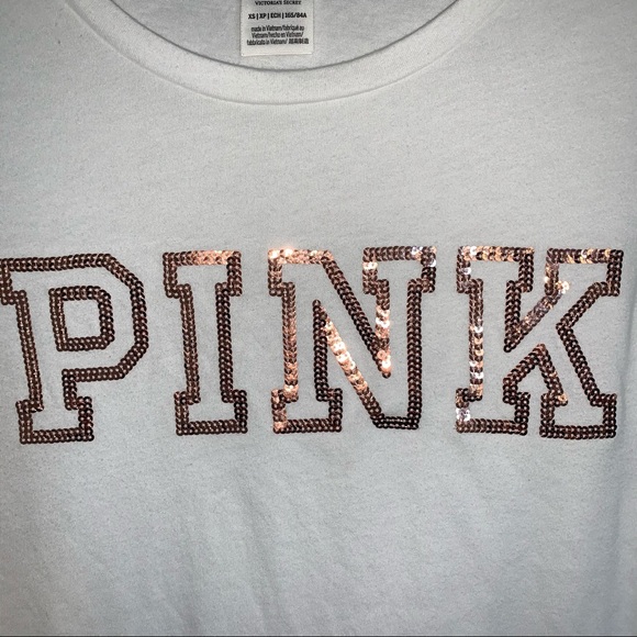 PINK sequin long sleeve - Picture 3 of 4